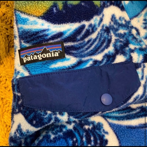 🌊Patagonia Synchilla RARE Fitzroy wave fleece xs - Picture 4 of 4